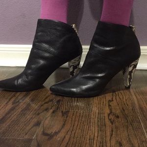 Dolce Vita snake skin heel booties size 11